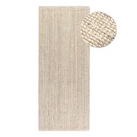 HANSE HOME Krem staza jutenia 80x200 cm Bouclé
