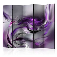 Sobna pregrada u 5 dijelova Purple Swirls II II 225x172
