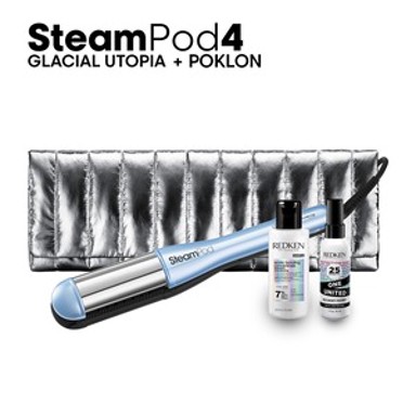 L’ORÉAL PROFESSIONNEL Parna pegla za kosu, SteamPod 4.0 Glacial Utopia Limited Edition, s poklonom