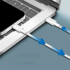 LOGILINK USB C kabel za brzo punjenje 1,5 m, 60 W, najlonski, 480 Mbit/s, bijeli