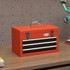 HOMESTAR Kutija za alat 3 ladice 45x24x27 cm, crvena