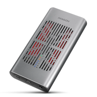 AXAGON Kućište za SSD EEM2-20GD, 2 NVMe utora, siva