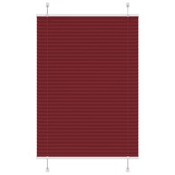 Roleta plisirana, 95x150 cm, bordeaux crvena