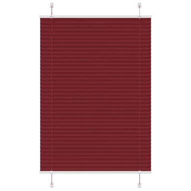 Roleta plisirana, 95x150 cm, bordeaux crvena