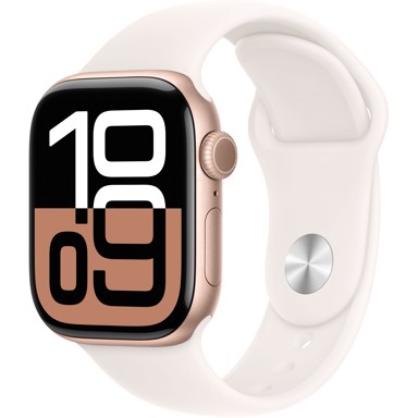 APPLE Pametni sat Series 10, 42 mm, aluminijski okvir, bež