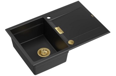 QUADRON Sudoper Owen 111 + nano PVD čisto crna/zlato s daljinskim upravljanjem