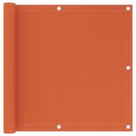 Balkonski zastor 90 x 400 cm HDPE, narančasti