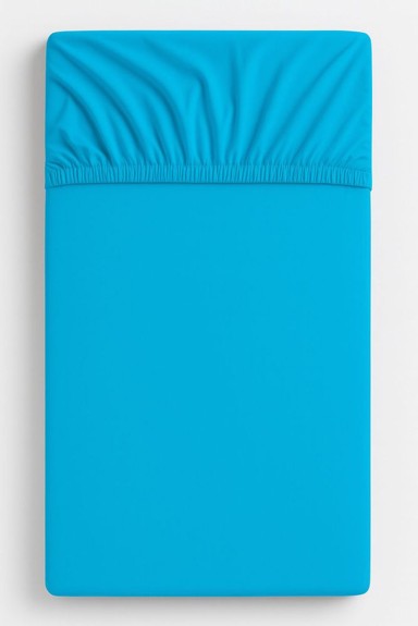 MY SWEET BABY Pamučna plahta za krevetić, 120x60 cm, tirkizna