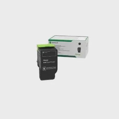 LEXMARK Toner, original, sort tonerpatro, crna