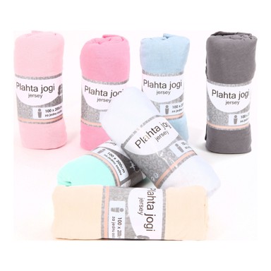 LIVING IN Plahta JOGI JERSEY 100x200 CM U ROLI RAINBOW