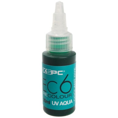 XSPC Boja za tekućinu u vodenom hlađenju EC6 ReColour, UV Aqua, 30 ml