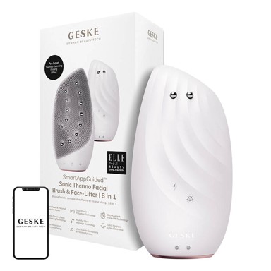 GESKE Sonic Thermal Brush & Face Lifting 8-u-1 uređaj za njegu lica, srebrni