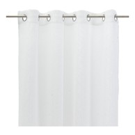 CASA SELECCIÓN Bijela prozirna zavjesa 140x260 cm Flat