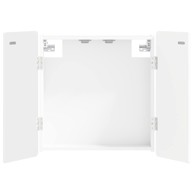 Kabinet za mete ZWOLLE, bijela, 52,5 x 10,5 x 57,5 cm