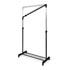  COMPACTOR Crni metalni teleskopski/mobilni stalak za odjeću Under Stairs