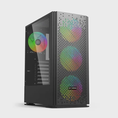 BIT FORCE Stolno računalo GAMER PC R74060, Ryzen 7 5700XD3, 32 GB DDR4, 1 TB SSD, NVIDIA GeForce RTX 4060, Windows 11 Pro