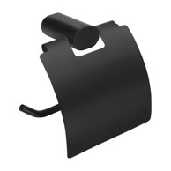 SAPHO Mat crni mjedeni zidni držač toaletnog papira Flori