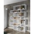TEMAHOME Bijela biblioteka sa svjetlosmeđim detaljima London, visine 220 cm