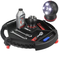 MAR-POL Radionička kolica s ladicom 50 cm s LED 360 svjetiljkom i magnetima