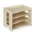 NORTHIX MDF organizator dokumenata s 3 pretinca za A4