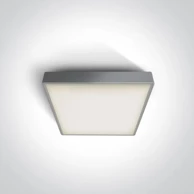 Plafonjera, LED, 1xE27, 18W, PLC, 230V, IP65, DM67282E/G, siva