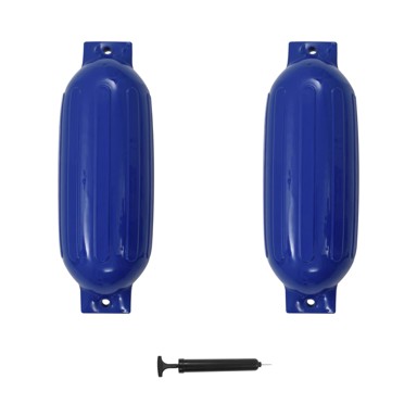 Bokobrani za brod 2 kom plavi 69 x 21,5 cm PVC