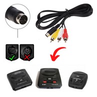 RCA kabel za SEGA Mega Drive 2 / Genesis 2 / 3, AV povezivanje, dužina 180 cm