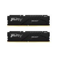 KINGSTON Memorija PC-51200, 64GB, Fury Beast crna KF564C32BBEK2-64, EXPO, DDR5 6400MHz, 2x32GB