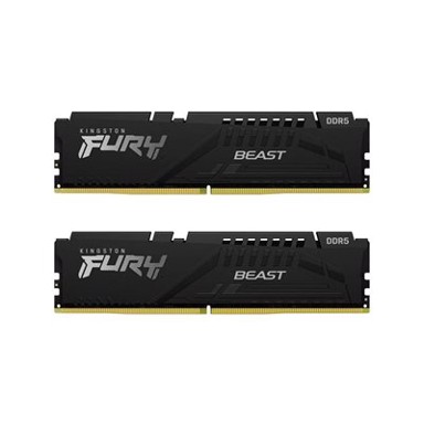 KINGSTON Memorija PC-51200, 64GB, Fury Beast crna KF564C32BBEK2-64, EXPO, DDR5 6400MHz, 2x32GB