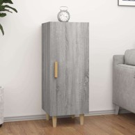 Komoda 34,5 x 34 x 90 cm, od konstruiranog drva, sivi hrast sonoma