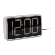 KARLSSON Digitalna budilica New Retro, prirodna