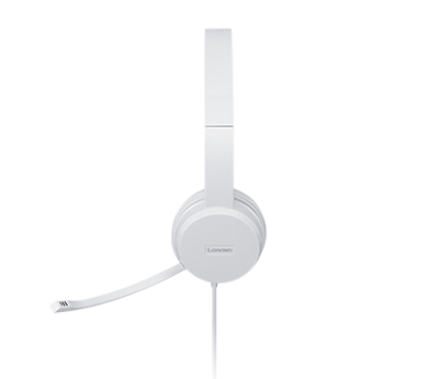 LENOVO Slušalice GXD1E71385, USB Type-A, sive