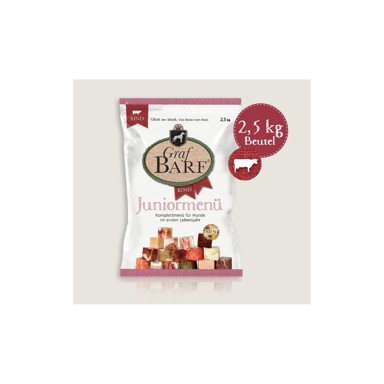 GRAF BARF Hrana Junior Menu, govedina, 1 kg