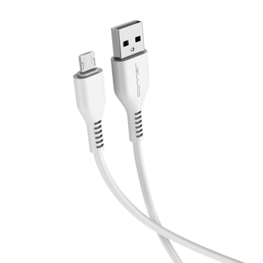 JELLICO Podatkovni kabel za punjenje KDS-32 micro USB 2 m 3,1A, bijeli