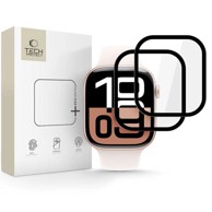 TECH-PROTECT Zaštitno staklo Glass Flex 2x Apple Watch 10 (42mm), crno