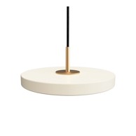 UMAGE Bijela LED viseća svjetiljka s metalnim sjenilom ø 15 cm Asteria Micro 