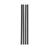 VEVOR Letvice za privatnu ogradu 1740 x 36,5 x 7,8 mm, crne