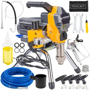 POWERMAT Pro Airless prskalica za boju, 230 bar, 1300 W, crijevo 15 m