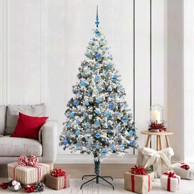 Božićno drvce umjetno s 300 LED žarulja zelena 210 x 135 cm
