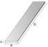 Polirana ravna šipka od nehrđajućeg čelika 20 x 5 0,6 mb 60 cm INOX