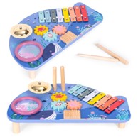 ECOTOYS Stol s glazbenim instrumentima