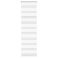 Zavjesa zebra bijela, 50 x 100 cm (širina tkanine: 45,9 cm, materijal: poliester)
