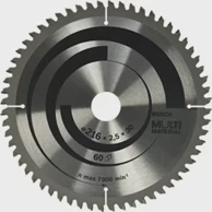 BOSCH List kružne pile Multimaterial, 216x30 mm, 60 zuba, HLTCG