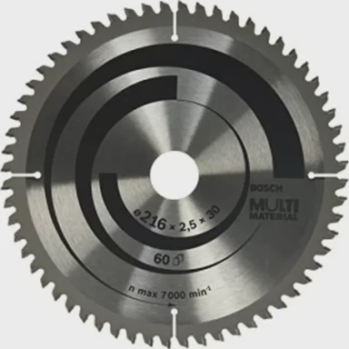 BOSCH List kružne pile Multimaterial, 216x30 mm, 60 zuba, HLTCG