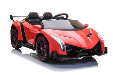 Licencirani auto na akumulator Lamborghini Veneno 4x4, dvosjed, crveni