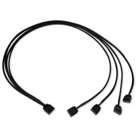 ALPHACOOL Kabel Y-splitter aRGB 3-pin to 4x 3-pin 60cm, crno 18712