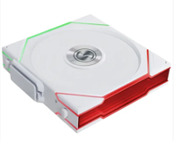 LIAN LI Ventilator UNI FAN TL Wireless ARGB PWM 120 mm, bijeli 12TL1W1W