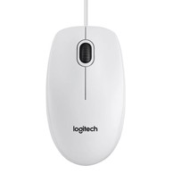 LOGITECH Miš B100, bijeli, OEM, optički, USB