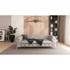 ROPEZ Svijetlo siva baršunasti sofa 225 cm Chelsea, 225x100x75 cm