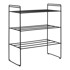 HOUSE NORDIC Crni metalni stalak za cipele Swansea